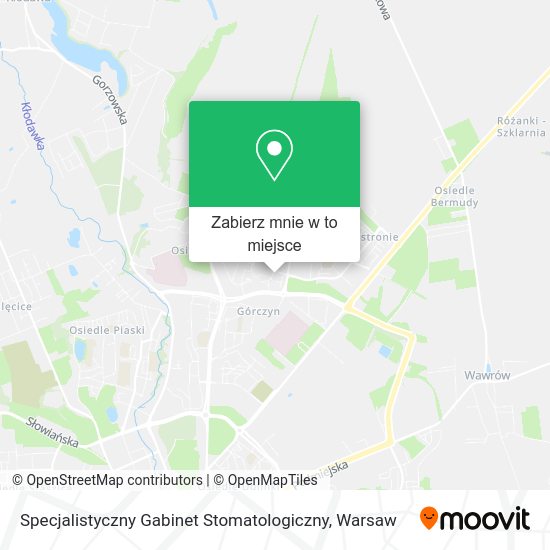 Mapa Specjalistyczny Gabinet Stomatologiczny