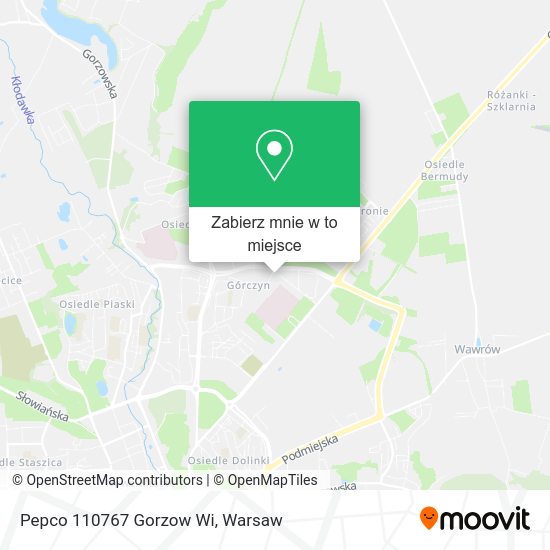 Mapa Pepco 110767 Gorzow Wi