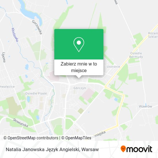 Mapa Natalia Janowska Język Angielski