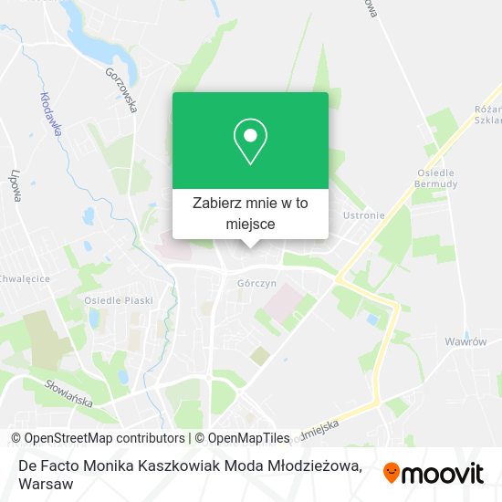 Mapa De Facto Monika Kaszkowiak Moda Młodzieżowa