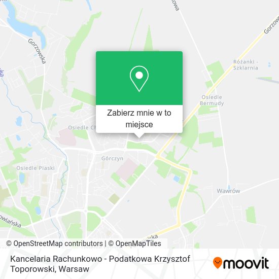 Mapa Kancelaria Rachunkowo - Podatkowa Krzysztof Toporowski