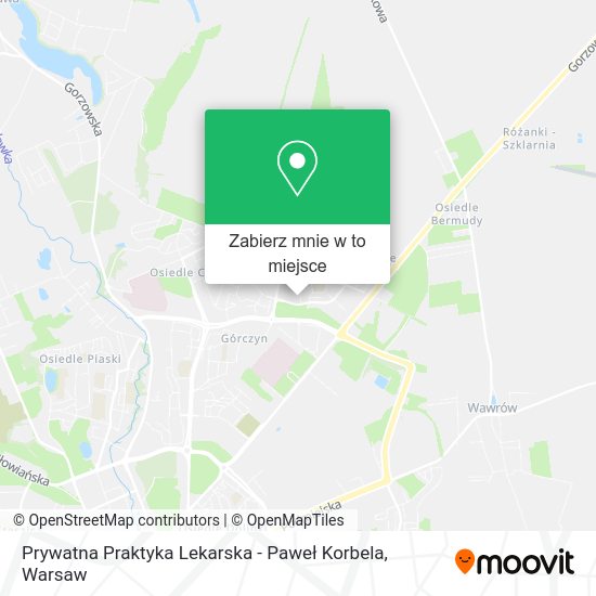 Mapa Prywatna Praktyka Lekarska - Paweł Korbela