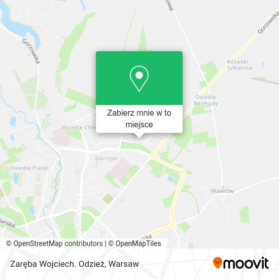 Mapa Zaręba Wojciech. Odzież