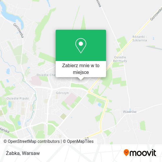 Mapa Żabka