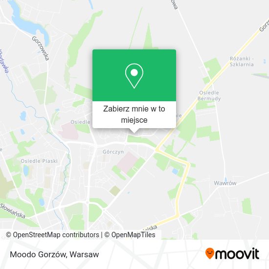 Mapa Moodo Gorzów