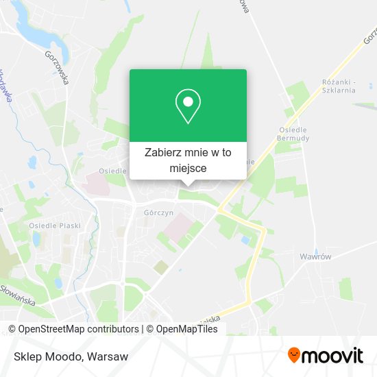 Mapa Sklep Moodo