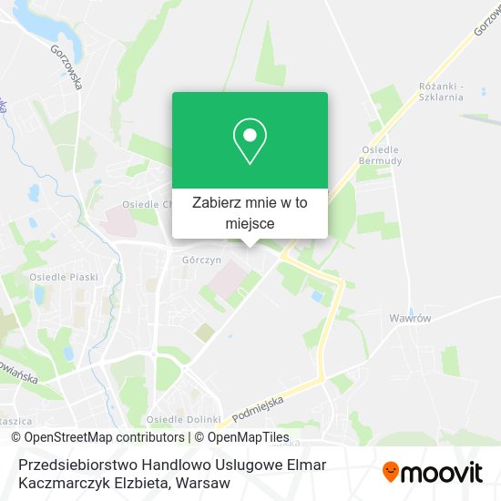 Mapa Przedsiebiorstwo Handlowo Uslugowe Elmar Kaczmarczyk Elzbieta