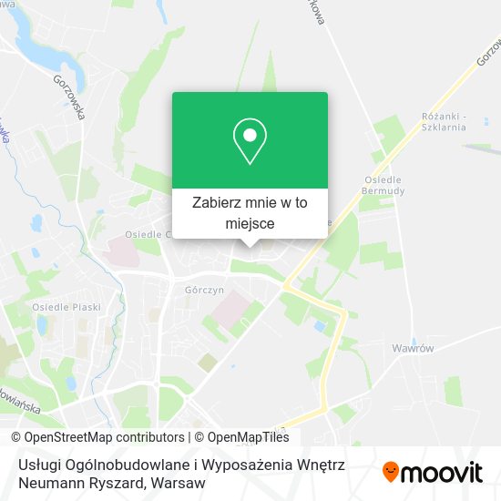 Mapa Usługi Ogólnobudowlane i Wyposażenia Wnętrz Neumann Ryszard