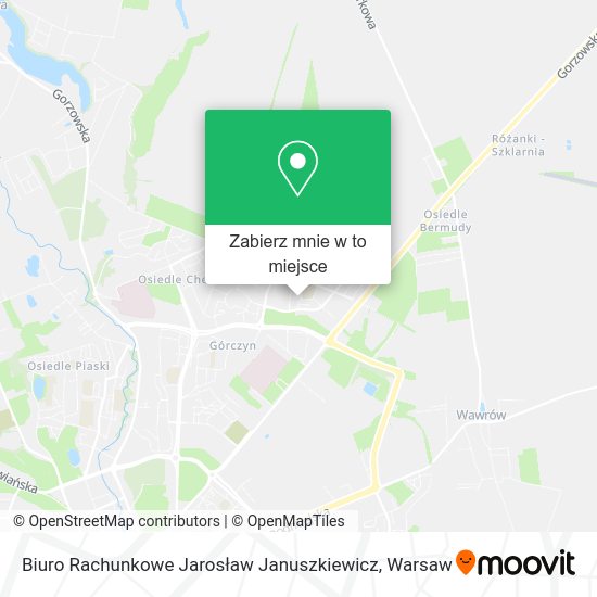 Mapa Biuro Rachunkowe Jarosław Januszkiewicz