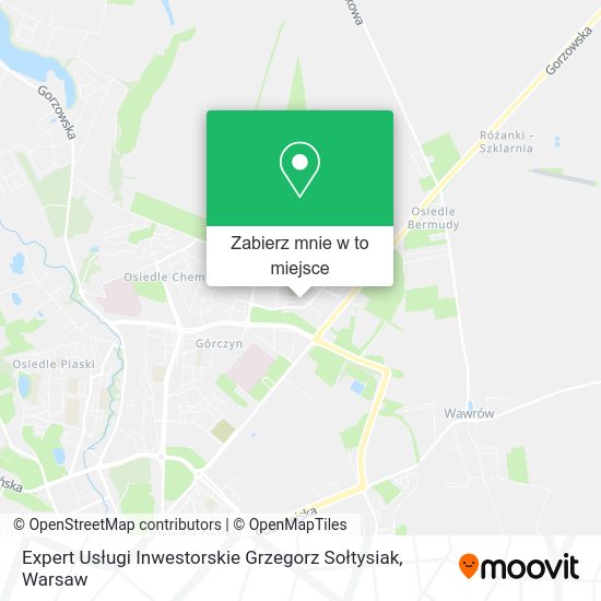 Mapa Expert Usługi Inwestorskie Grzegorz Sołtysiak