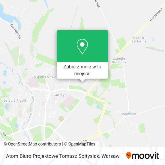 Mapa Atom Biuro Projektowe Tomasz Sołtysiak