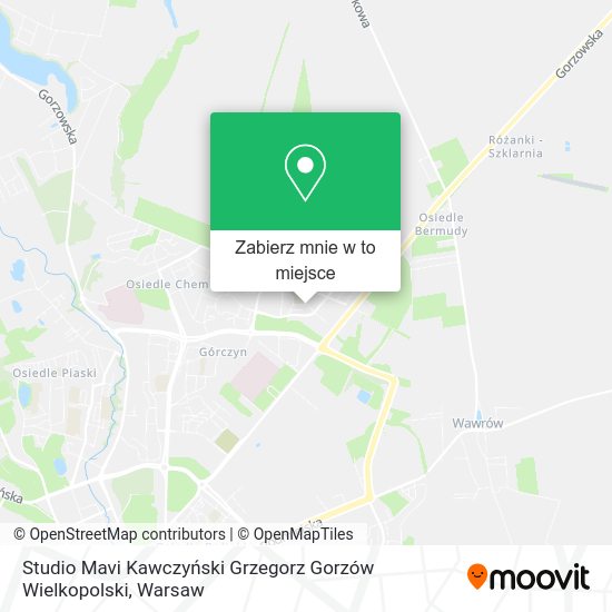 Mapa Studio Mavi Kawczyński Grzegorz Gorzów Wielkopolski