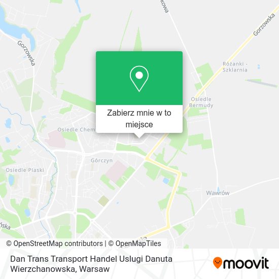 Mapa Dan Trans Transport Handel Uslugi Danuta Wierzchanowska