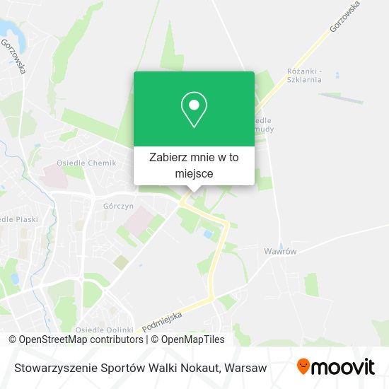 Mapa Stowarzyszenie Sportów Walki Nokaut