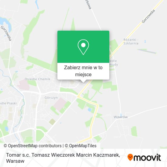 Mapa Tomar s.c. Tomasz Wieczorek Marcin Kaczmarek