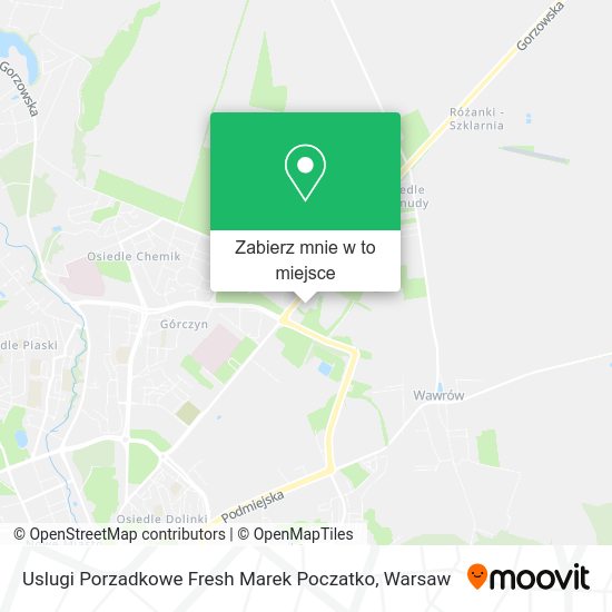 Mapa Uslugi Porzadkowe Fresh Marek Poczatko