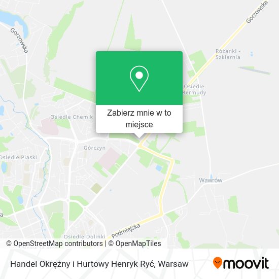 Mapa Handel Okrężny i Hurtowy Henryk Ryć