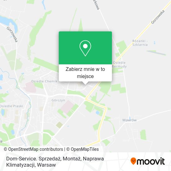 Mapa Dom-Service. Sprzedaż, Montaż, Naprawa Klimatyzacji