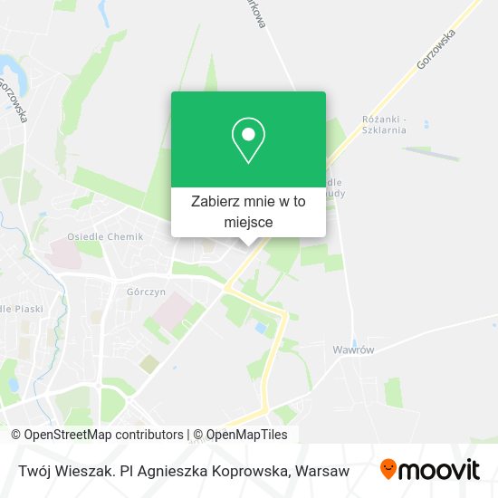 Mapa Twój Wieszak. Pl Agnieszka Koprowska