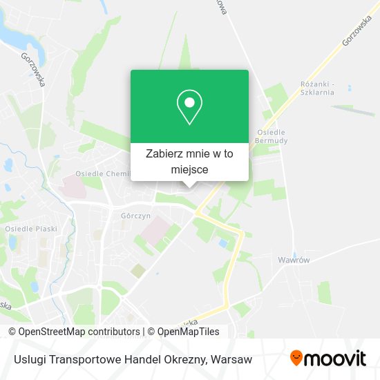 Mapa Uslugi Transportowe Handel Okrezny