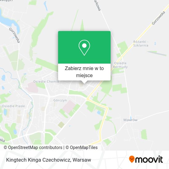 Mapa Kingtech Kinga Czechowicz