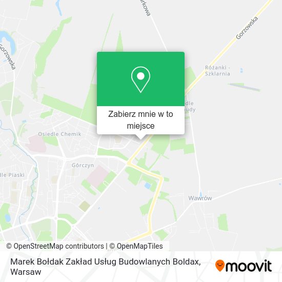 Mapa Marek Bołdak Zakład Usług Budowlanych Boldax