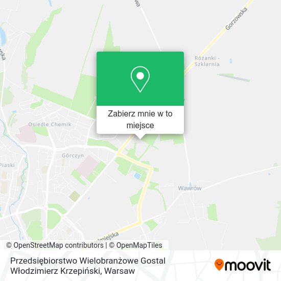 Mapa Przedsiębiorstwo Wielobranżowe Gostal Włodzimierz Krzepiński