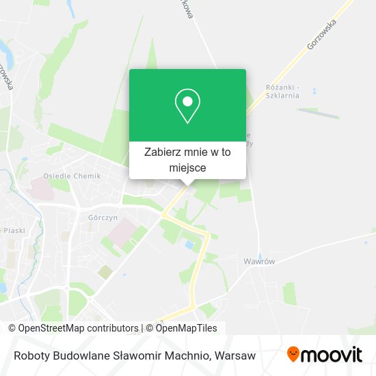 Mapa Roboty Budowlane Sławomir Machnio