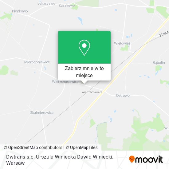 Mapa Dwtrans s.c. Urszula Winiecka Dawid Winiecki