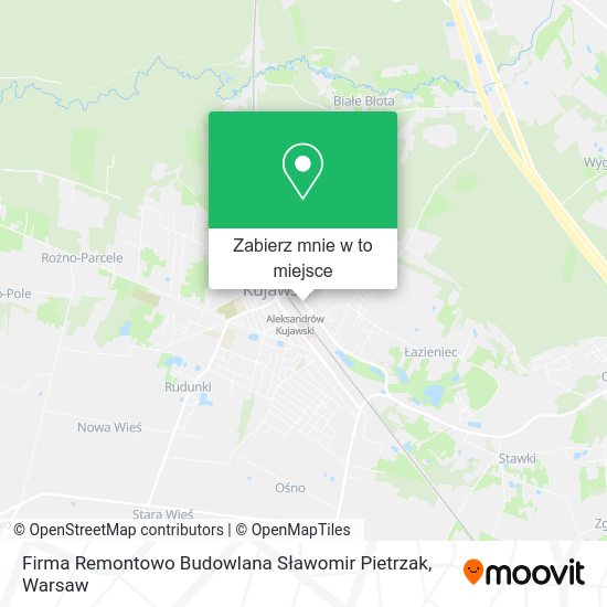 Mapa Firma Remontowo Budowlana Sławomir Pietrzak