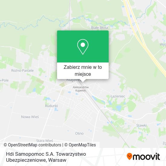 Mapa Hdi Samopomoc S.A. Towarzystwo Ubezpieczeniowe