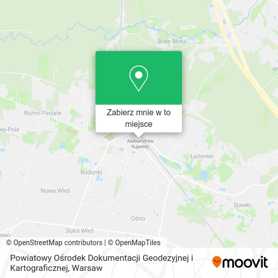 Mapa Powiatowy Ośrodek Dokumentacji Geodezyjnej i Kartograficznej