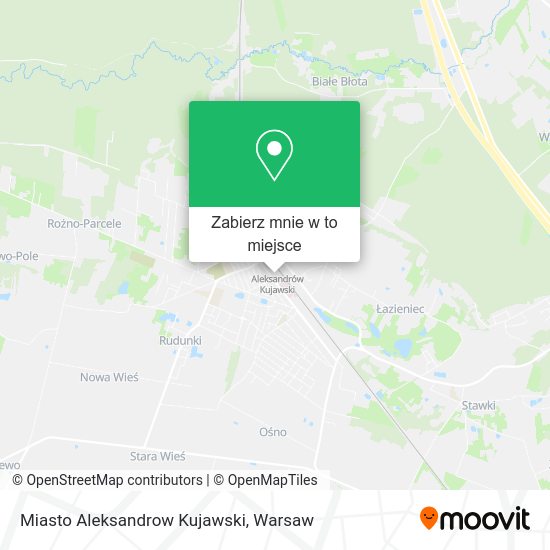 Mapa Miasto Aleksandrow Kujawski