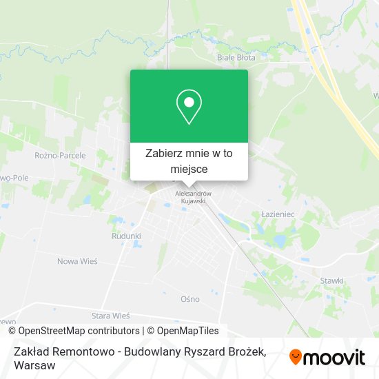 Mapa Zakład Remontowo - Budowlany Ryszard Brożek