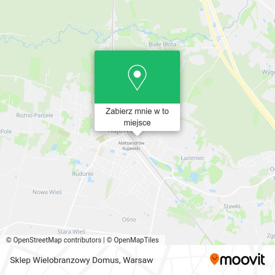 Mapa Sklep Wielobranzowy Domus