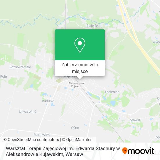 Mapa Warsztat Terapii Zajęciowej im. Edwarda Stachury w Aleksandrowie Kujawskim