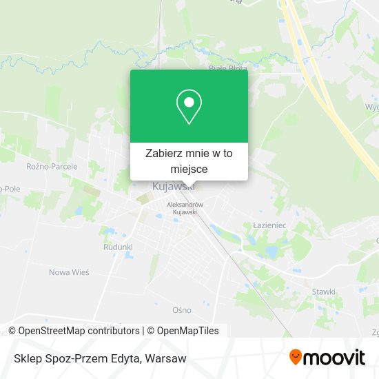 Mapa Sklep Spoz-Przem Edyta