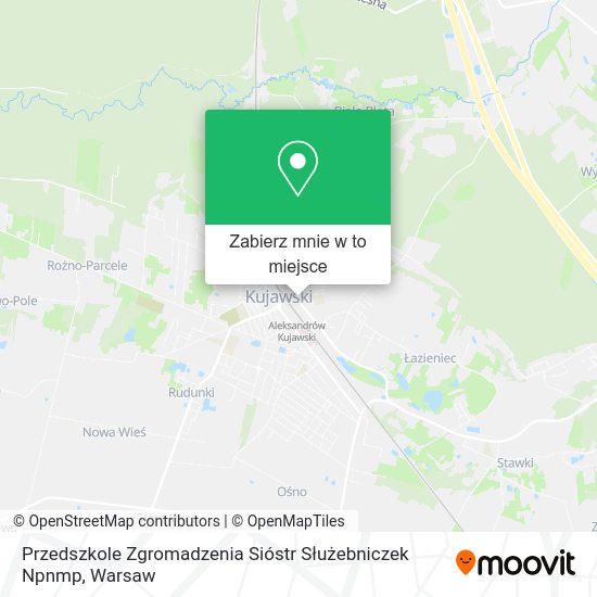 Mapa Przedszkole Zgromadzenia Sióstr Służebniczek Npnmp