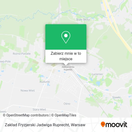 Mapa Zakład Fryzjerski Jadwiga Ruprecht