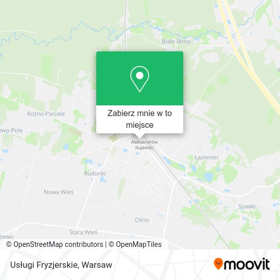 Mapa Usługi Fryzjerskie