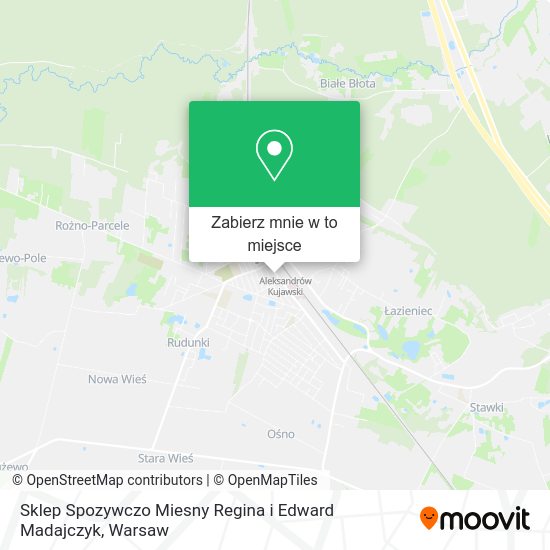 Mapa Sklep Spozywczo Miesny Regina i Edward Madajczyk