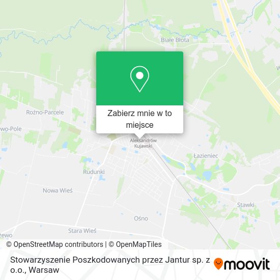 Mapa Stowarzyszenie Poszkodowanych przez Jantur sp. z o.o.