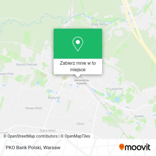 Mapa PKO Bank Polski