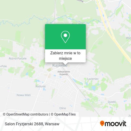 Mapa Salon Fryzjerski 2688