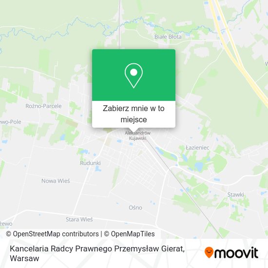 Mapa Kancelaria Radcy Prawnego Przemysław Gierat