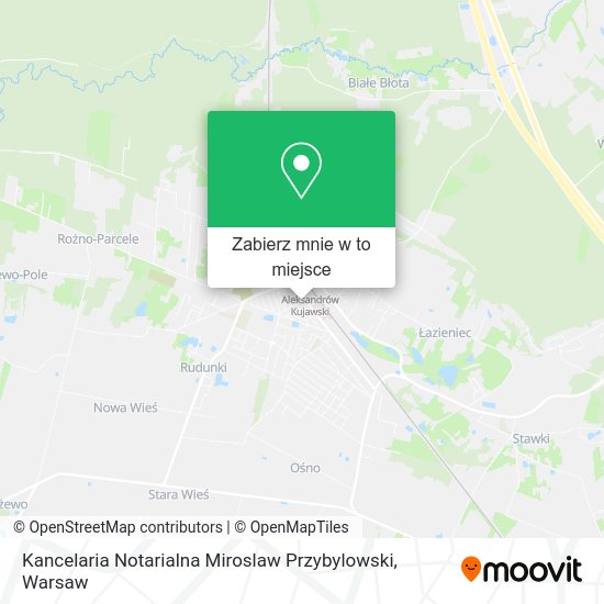 Mapa Kancelaria Notarialna Miroslaw Przybylowski