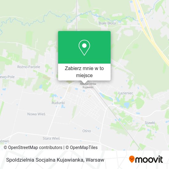 Mapa Spoldzielnia Socjalna Kujawianka