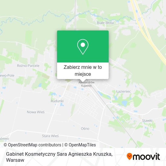 Mapa Gabinet Kosmetyczny Sara Agnieszka Kruszka