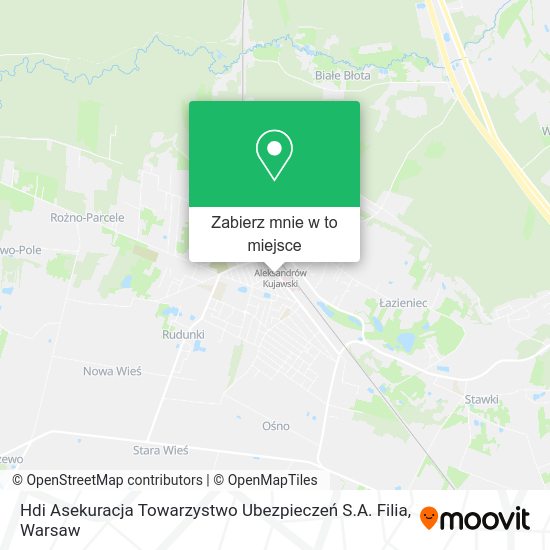 Mapa Hdi Asekuracja Towarzystwo Ubezpieczeń S.A. Filia