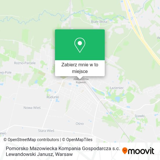 Mapa Pomorsko Mazowiecka Kompania Gospodarcza s.c. Lewandowski Janusz